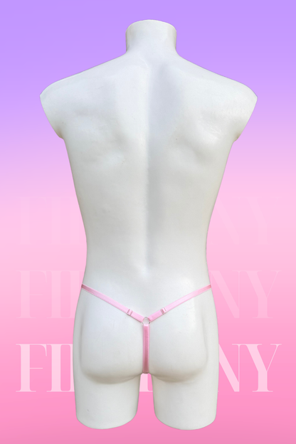 Ultra Micro Thong for Men - Extreme Glans Coverage G-String - Fishnet Minimalist Lingerie