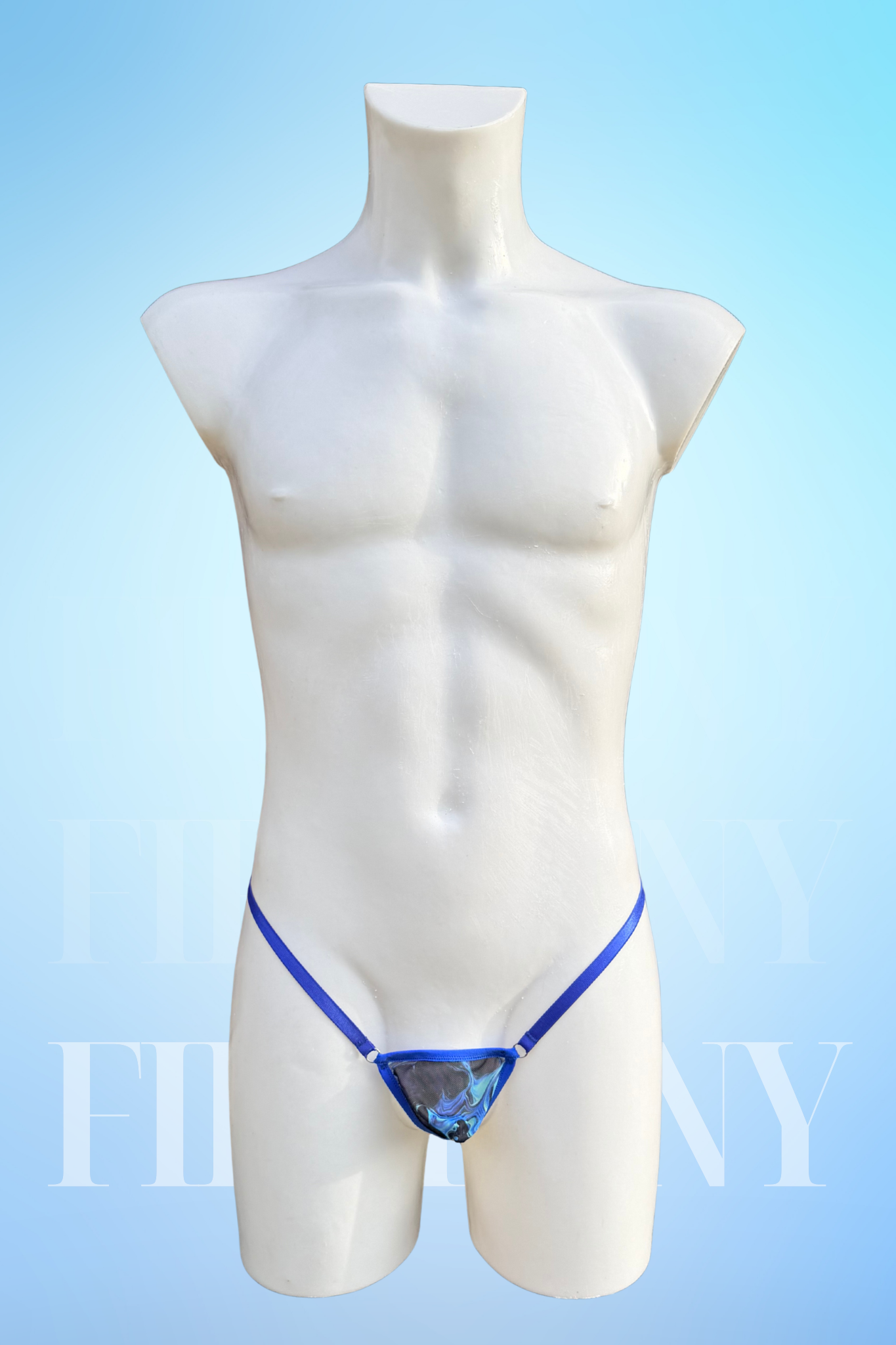 Ultra Micro Thong for Men - Extreme Glans Coverage G-String - Fishnet Minimalist Lingerie