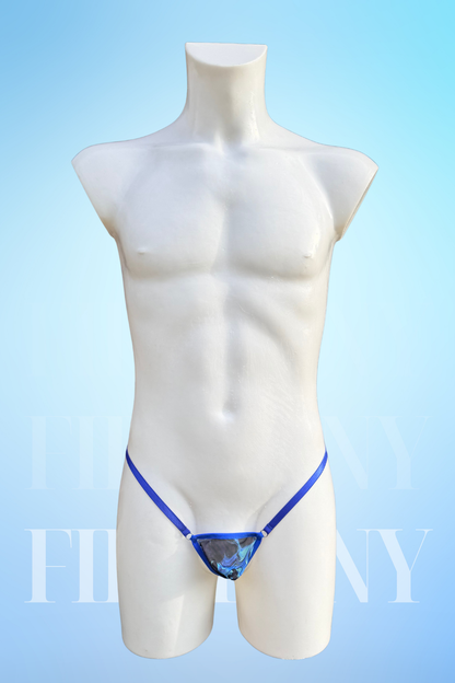 Ultra Micro Thong for Men - Extreme Glans Coverage G-String - Fishnet Minimalist Lingerie