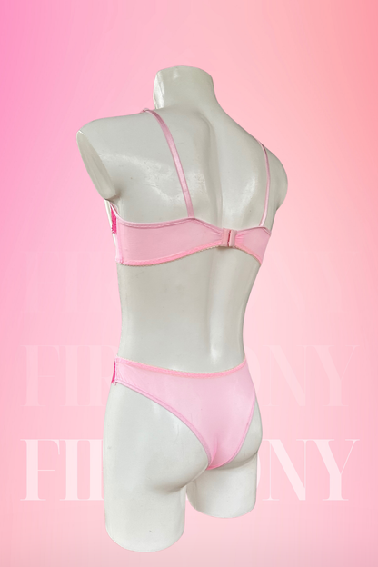 Pink Lace Lingerie Set — Soft, Sweet, and Unapologetically Feminine