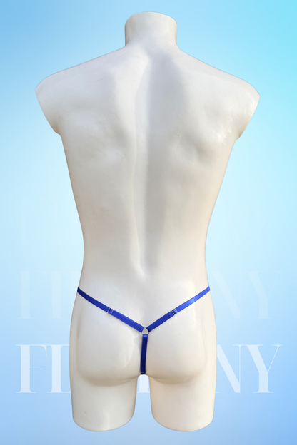 Ultra Micro Thong for Men - Extreme Glans Coverage G-String - Fishnet Minimalist Lingerie