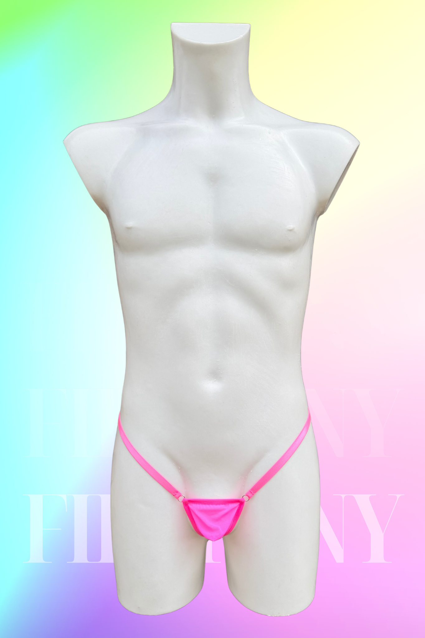 Ultra Micro Thong for Men - Extreme Glans Coverage G-String - Fishnet Minimalist Lingerie