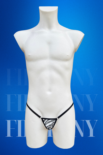 Ultra Micro Thong for Men - Extreme Glans Coverage G-String - Fishnet Minimalist Lingerie