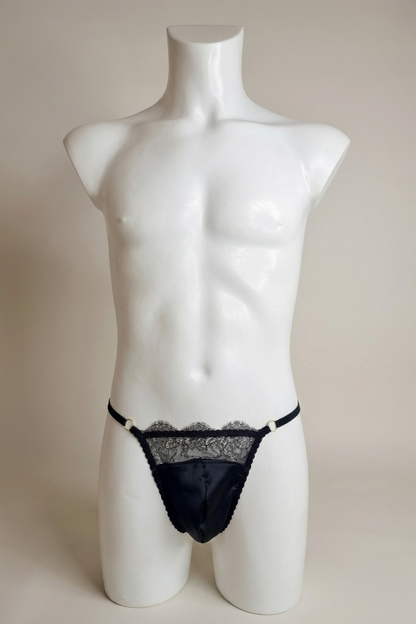 Multi-Color Satin Men's Thong Set - Luxury Silk-Feel Underwear for Men - Femboy Sissy Satin Panties - FirePony Unbound Love